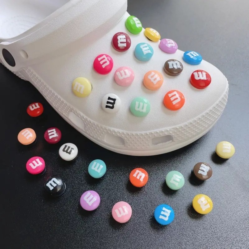 15/30Pcs Funny Letter M Bean C - Embroidery Letter M บทวิจารณ์และราคา