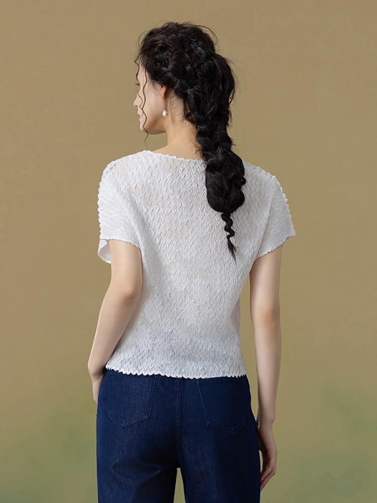 Elegant Multi-Color Women's Sh - Embroidery Texture บทวิจารณ์และราคา