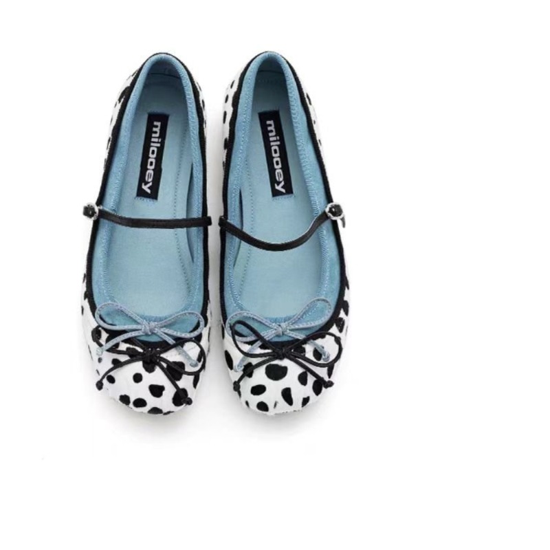 2026French Flat Bottomed Rotun - Embroidery Flat Shoes บทวิจารณ์และราคา