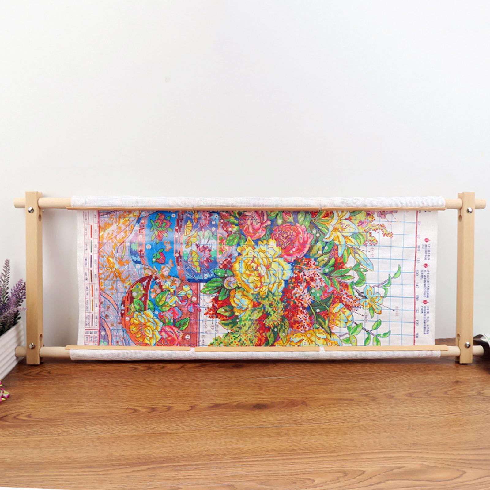 Beech Embroidery Scroll Frame  - Embroidery Hoop Stand บทวิจารณ์และราคา