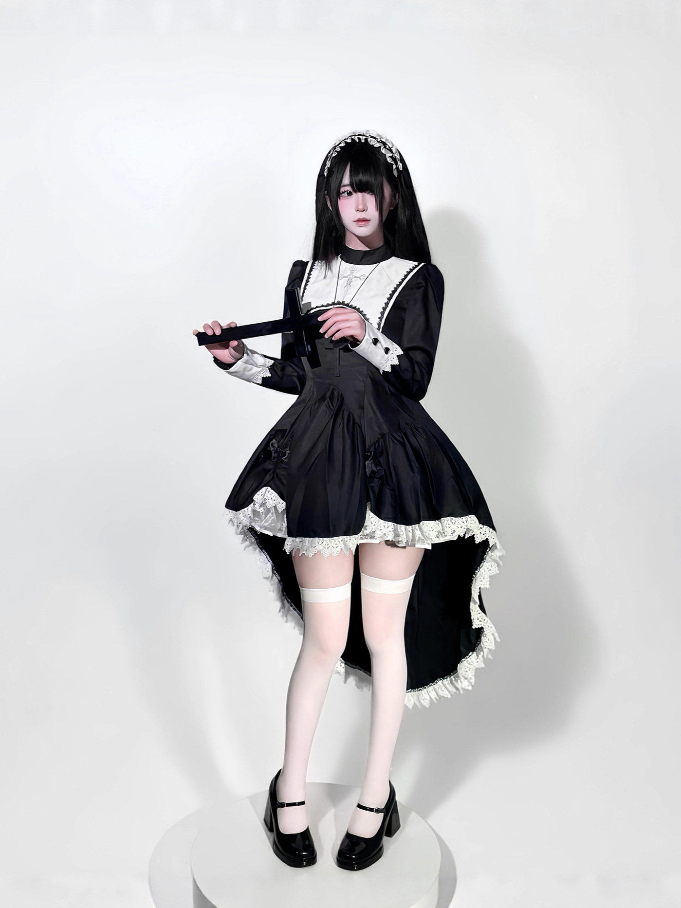 Gothic style dark embroidery c - Embroidery Dress บทวิจารณ์และราคา