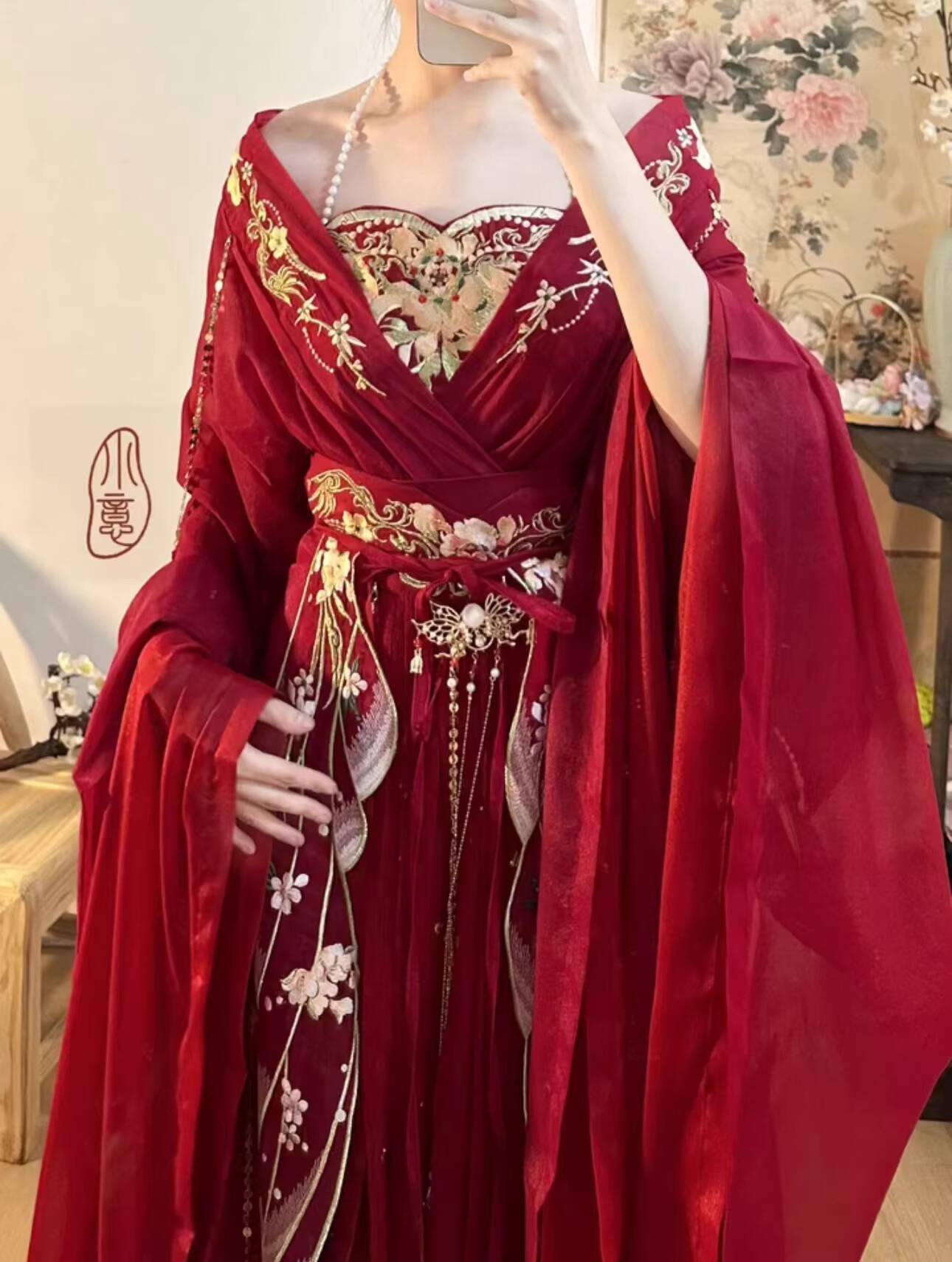 2025 hot Guofeng Goddess Of Fl - Embroidery Flower บทวิจารณ์และราคา