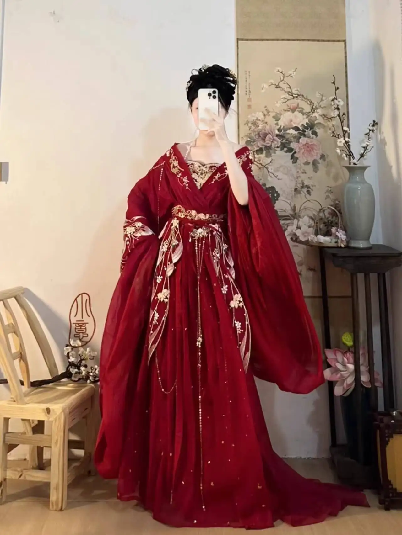 2025 hot Guofeng Goddess Of Fl - Embroidery Flower บทวิจารณ์และราคา