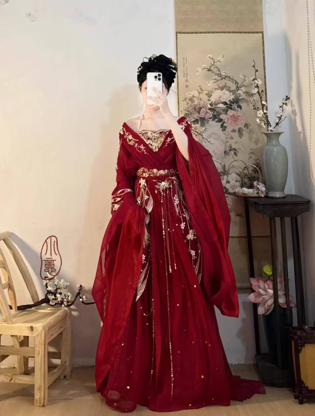 2025 hot Guofeng Goddess Of Fl - Embroidery Flower บทวิจารณ์และราคา