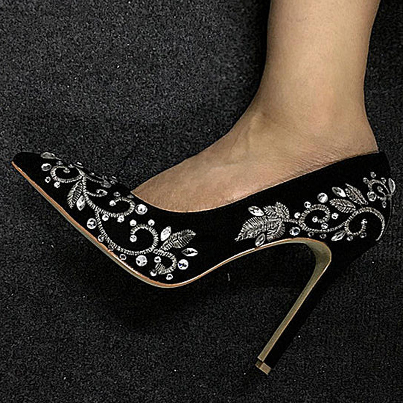 Bling Rhinestone Gold Silver F - Embroidery Flower บทวิจารณ์และราคา