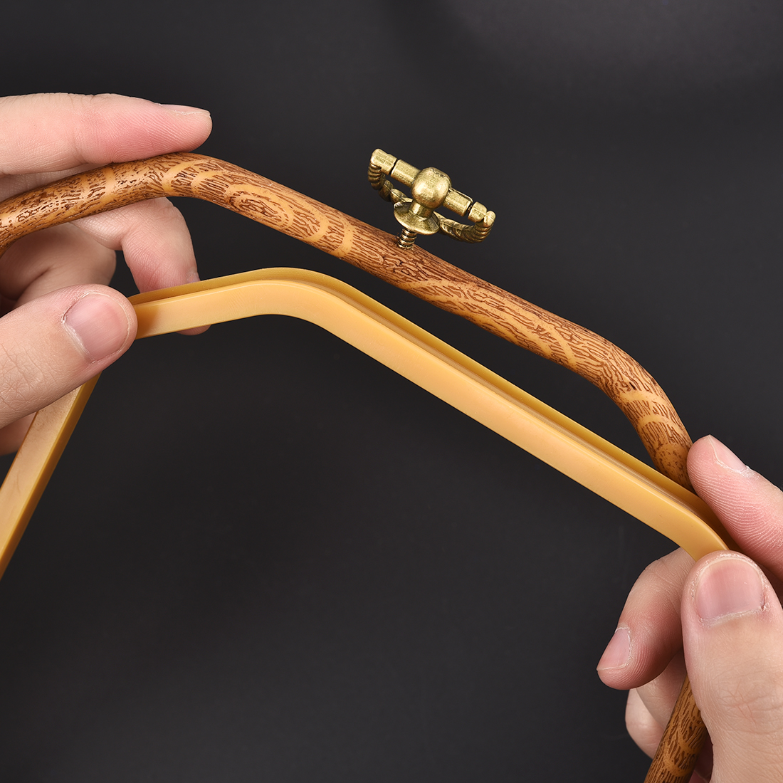 Imitated Wood Round,Oval Diffe - Embroidery Hoop Stand บทวิจารณ์และราคา