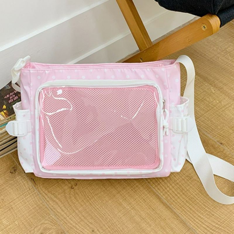 Polka Dot Crossbody Shoulder B - Embroidery Texture บทวิจารณ์และราคา