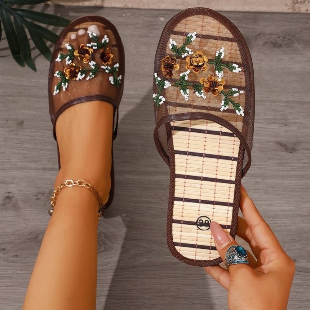 Fashion Flower Embroidery Mesh - Embroidery Flower บทวิจารณ์และราคา