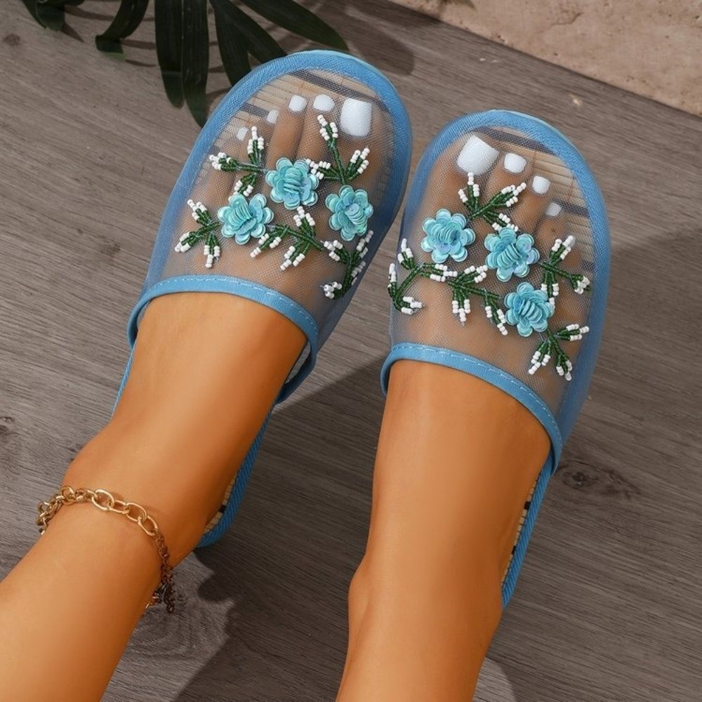 Fashion Flower Embroidery Mesh - Embroidery Flower บทวิจารณ์และราคา