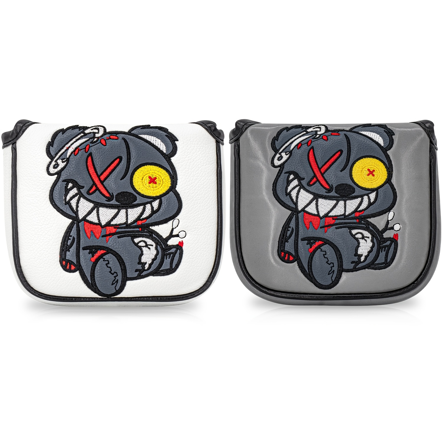 1pc Monocled Bear Design Golf  - Embroidery Design บทวิจารณ์และราคา