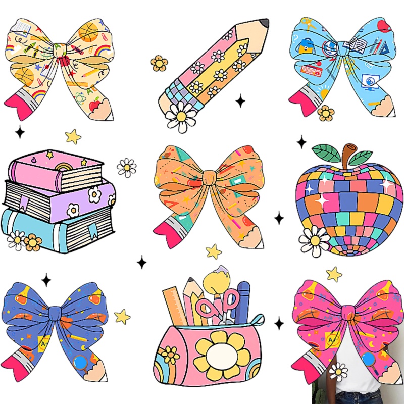 Cute School - Style Bow Heat - - Transfer Pen Ink บทวิจารณ์และราคา