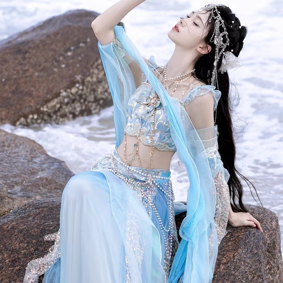 Modified Exotic Style Han Elem - Embroidery Dress บทวิจารณ์และราคา