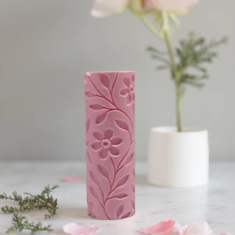 Happy Petals Pattern Clay Reli - Embroidery Texture บทวิจารณ์และราคา