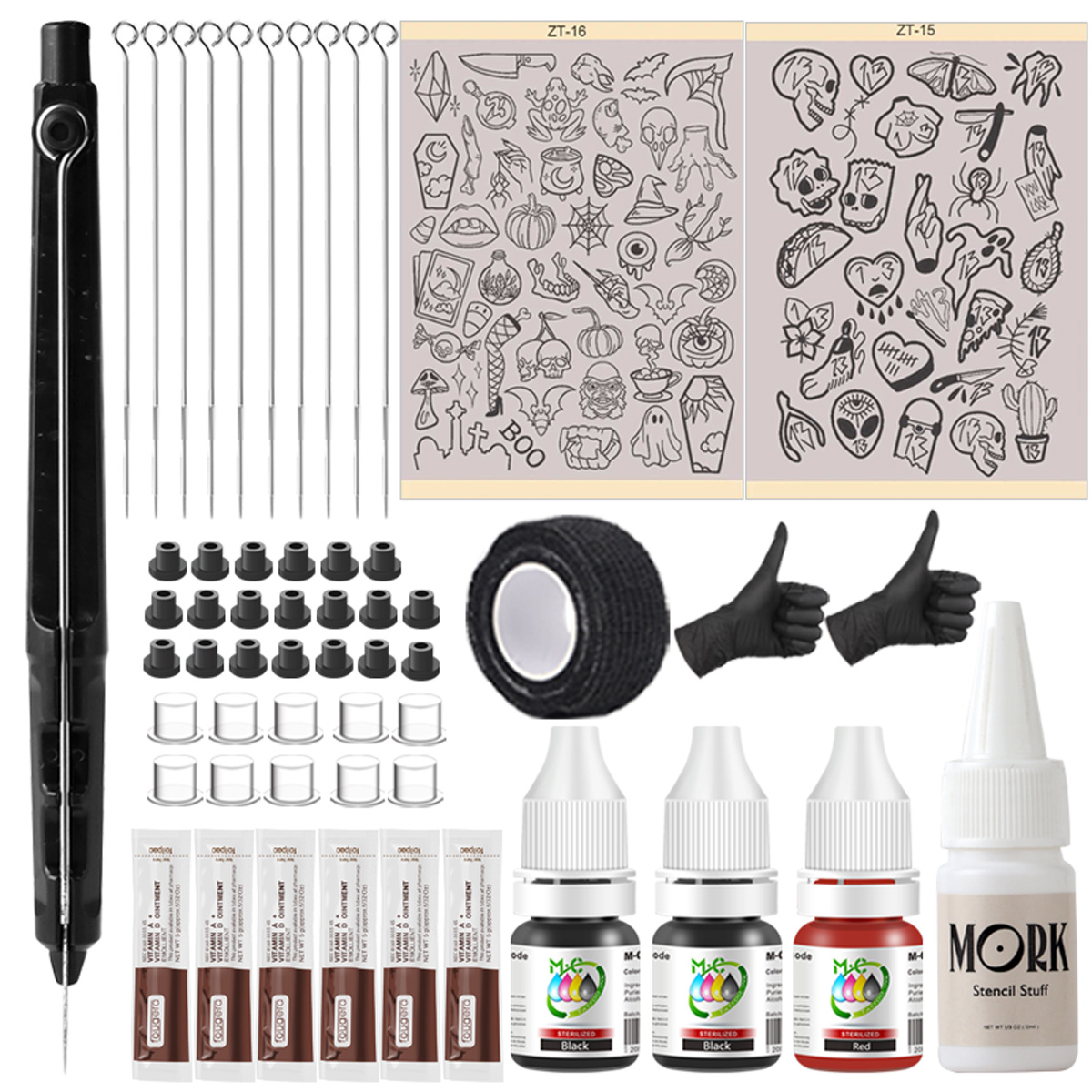Complete Tattoo Supplies Kit,  - Transfer Pen Ink บทวิจารณ์และราคา