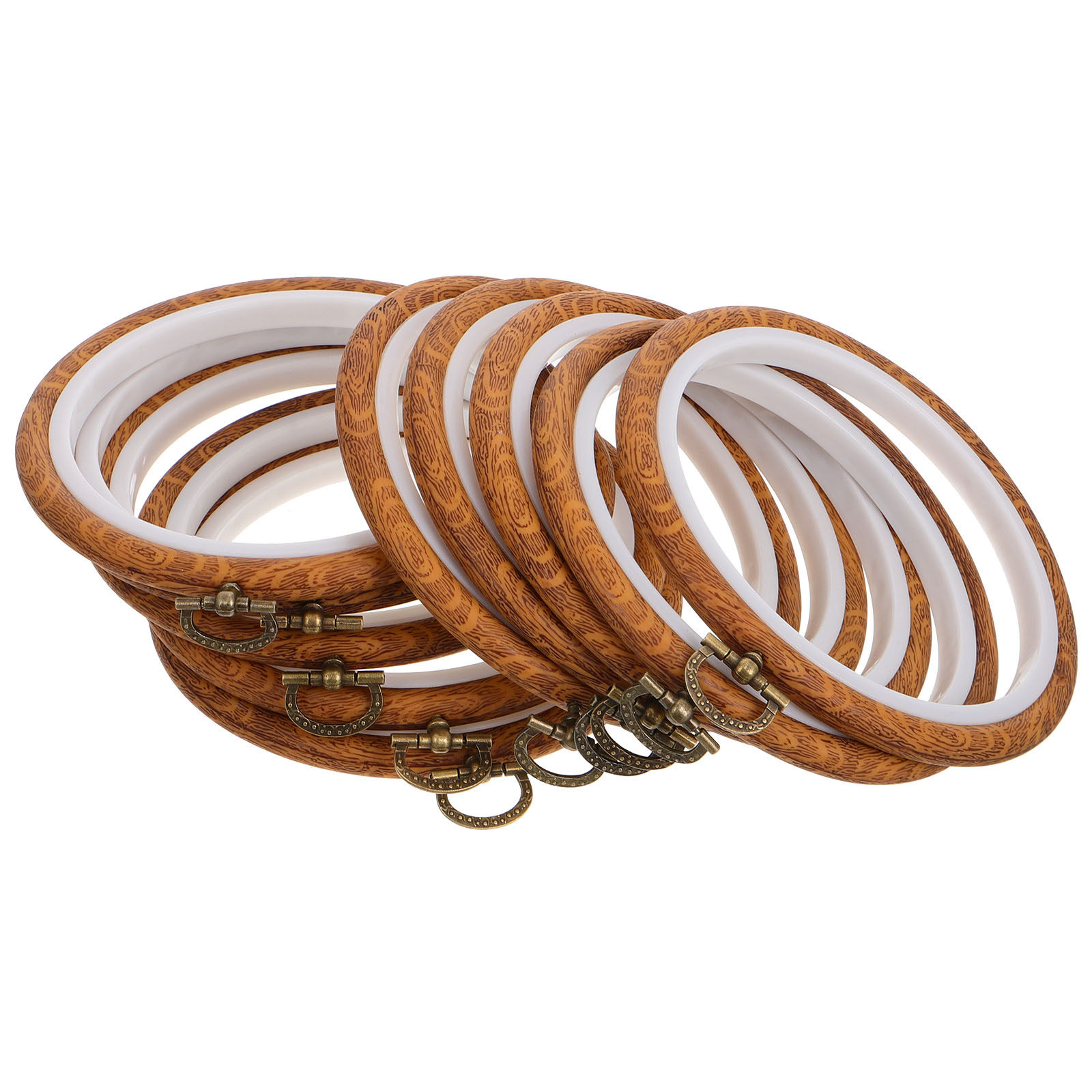 10Pcs Embroidery Hoops Cross S - Embroidery Hoop Stand บทวิจารณ์และราคา