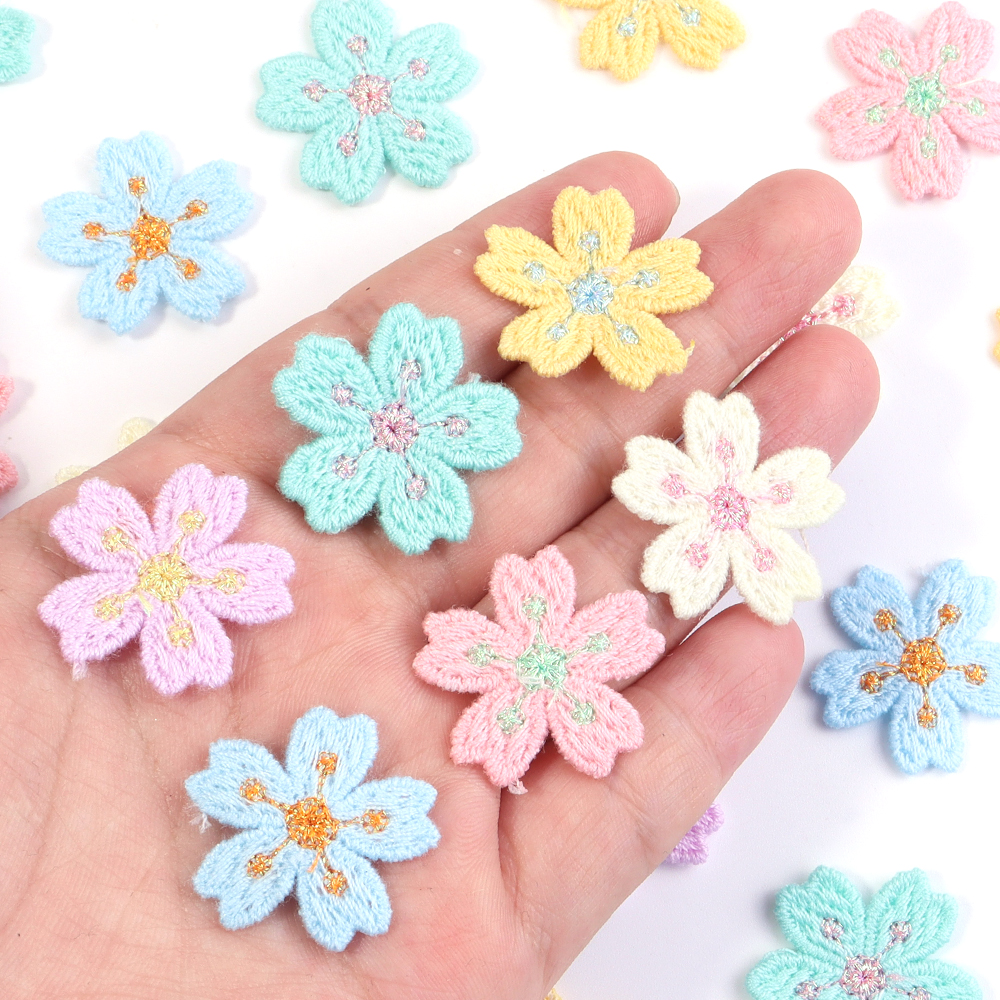 20pcs/lot Colorful 2.4cm Embro - Embroidery Flower บทวิจารณ์และราคา