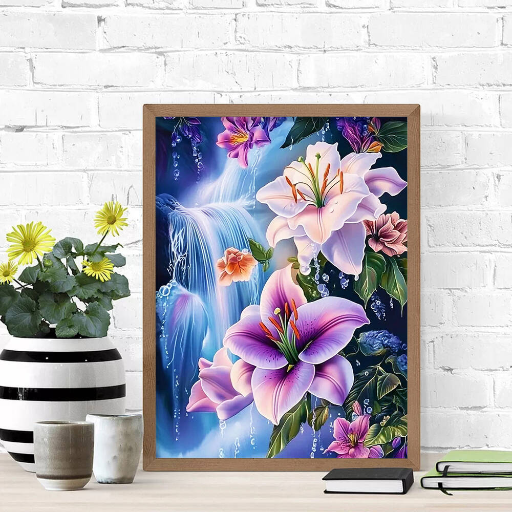 Evershine 5D DIY Full Square D - Embroidery Flower บทวิจารณ์และราคา